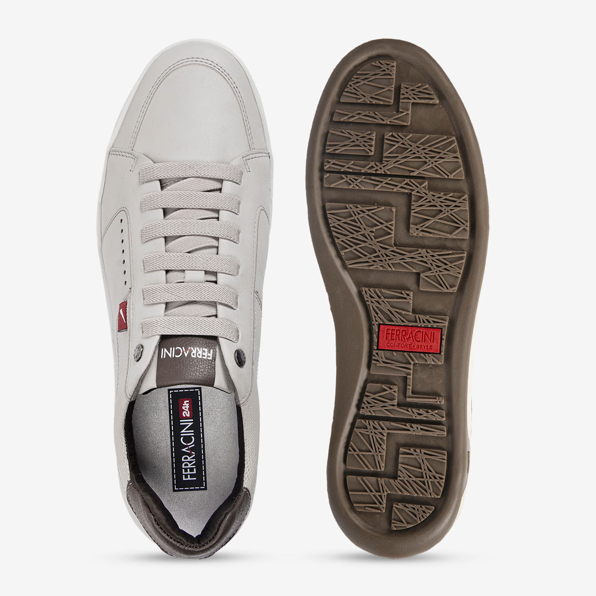 Tênis Ferracini Masculino Lexus Cinza Claro