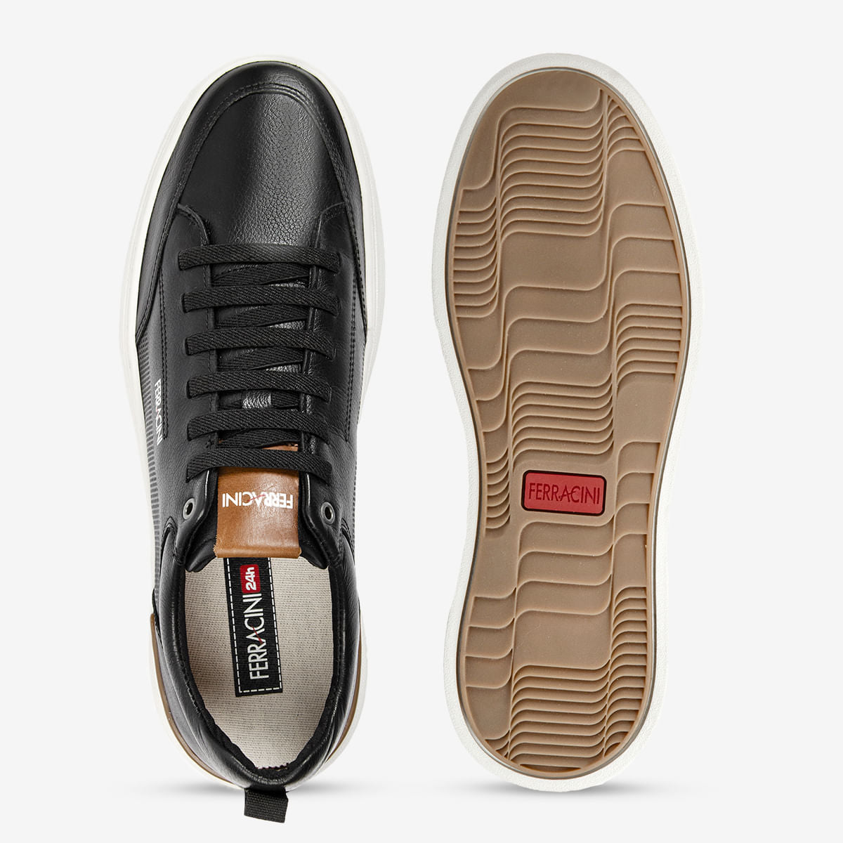 Sapatênis Esportivo Preto Gold