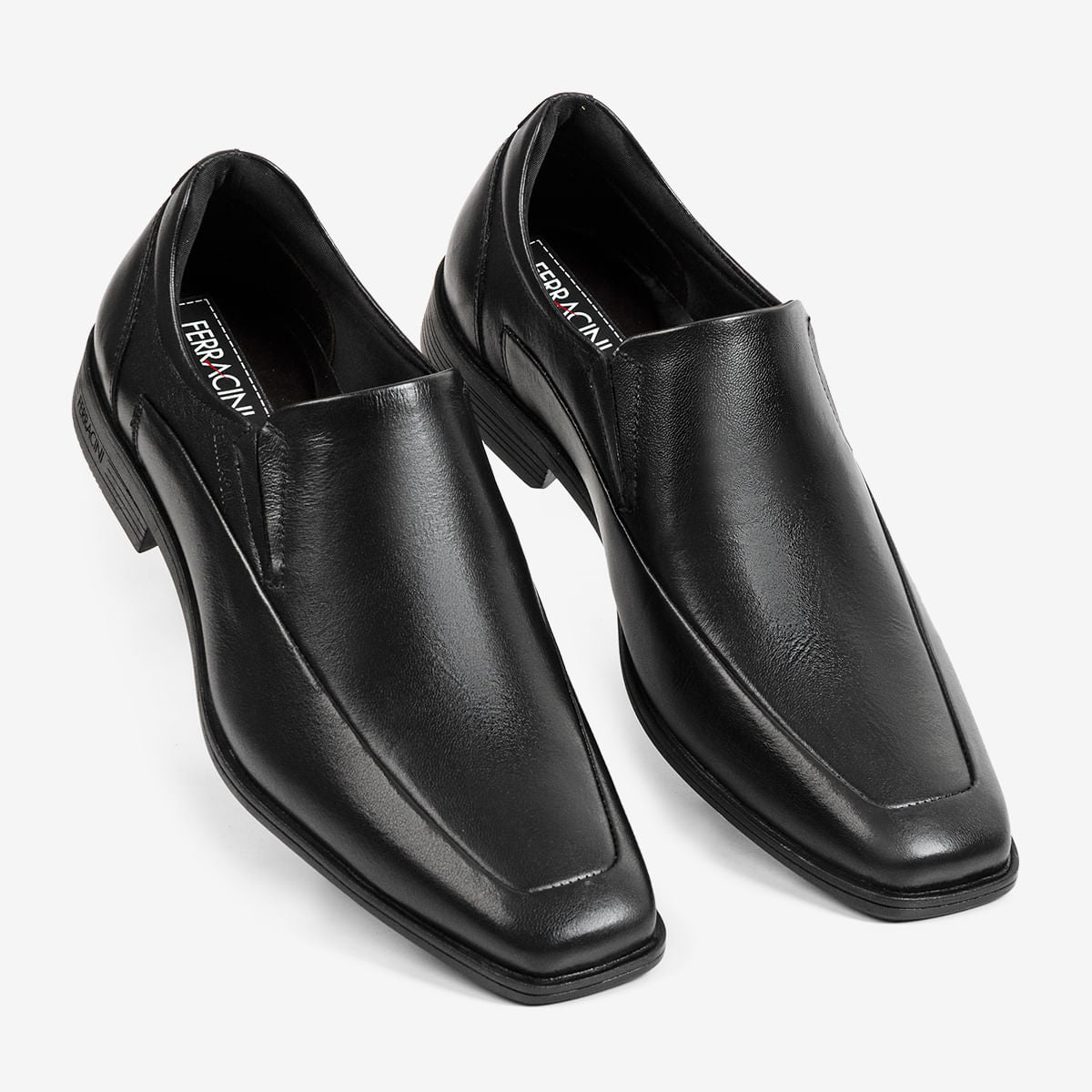 Sapato Ferracini Masculino Preto Doha