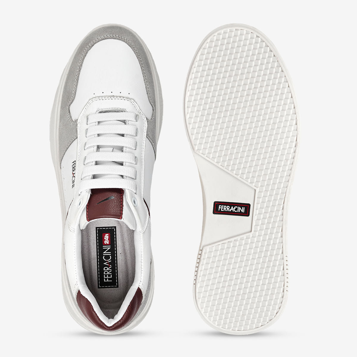 Sneaker Ferracini Masculino Branco Logan