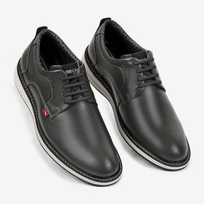 Sapato Ferracini Masculino Chumbo Kingston