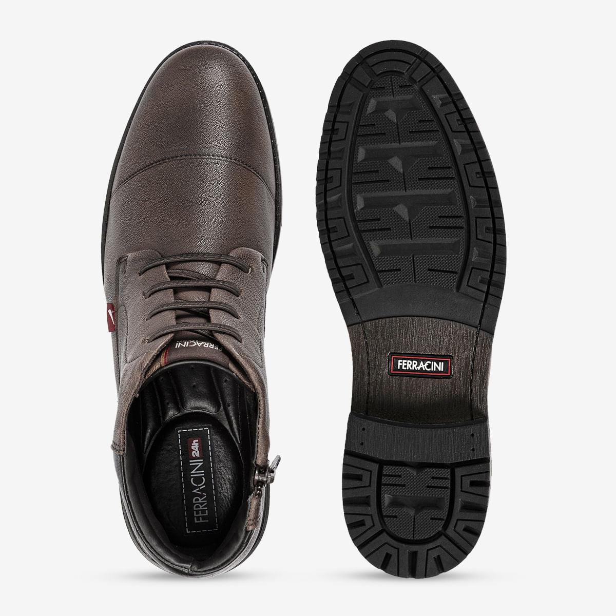 Bota Ferracini Masculina Tabaco Bagdá