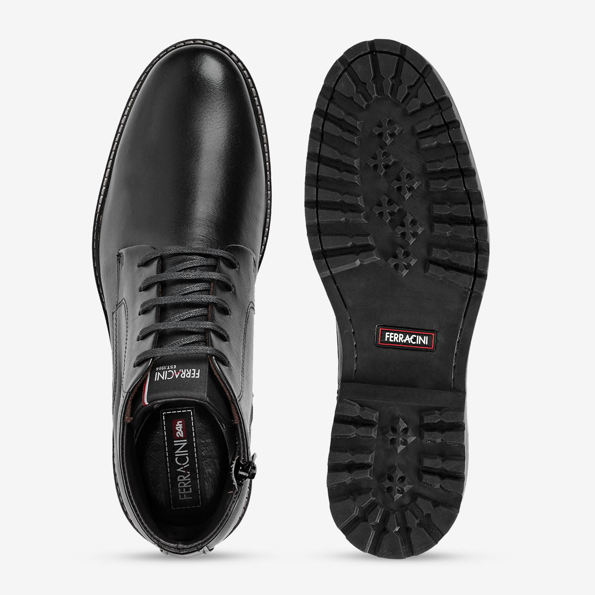 Bota Casual Ferracini Masculina Preta Cincy