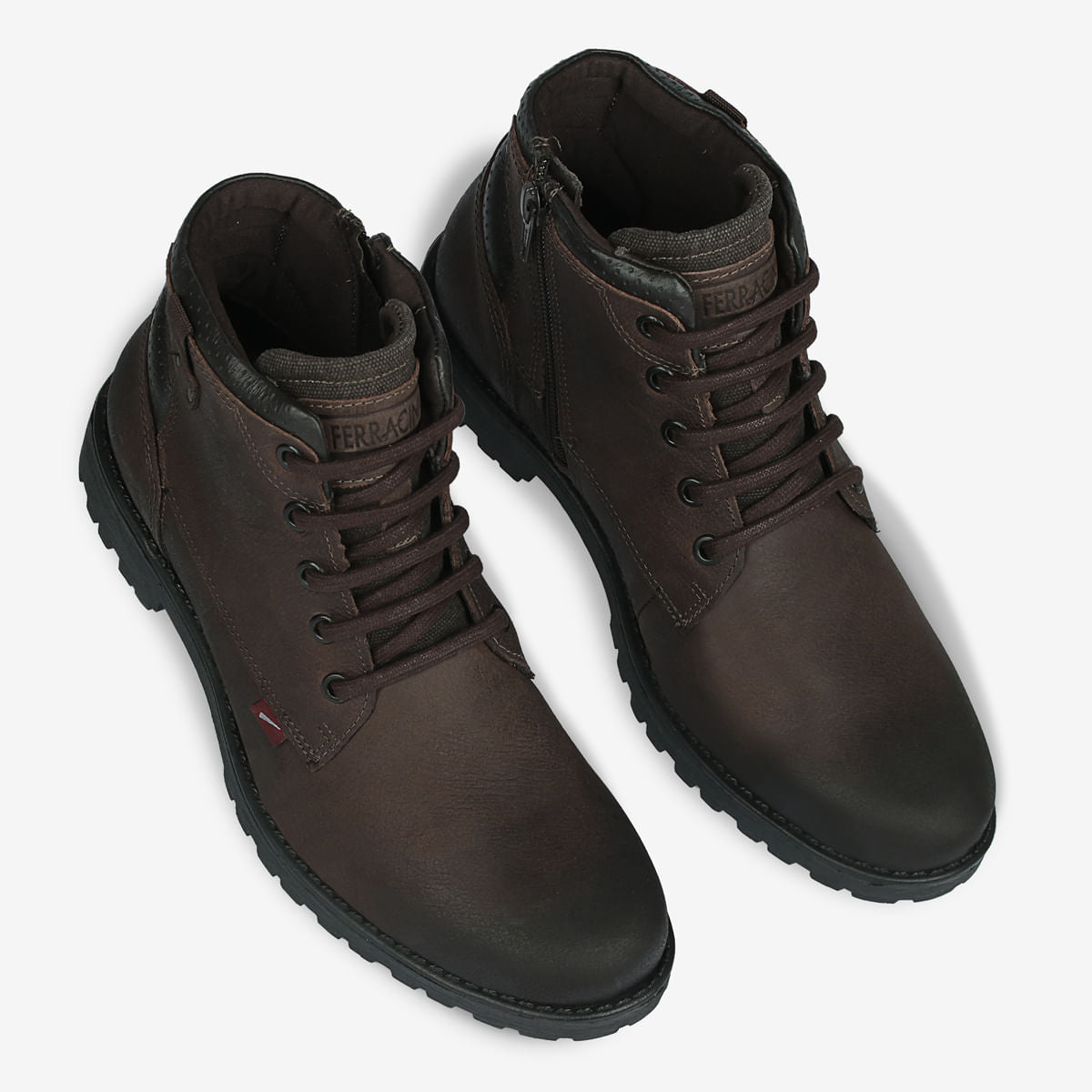 Bota Ferracini Masculina Café Cross