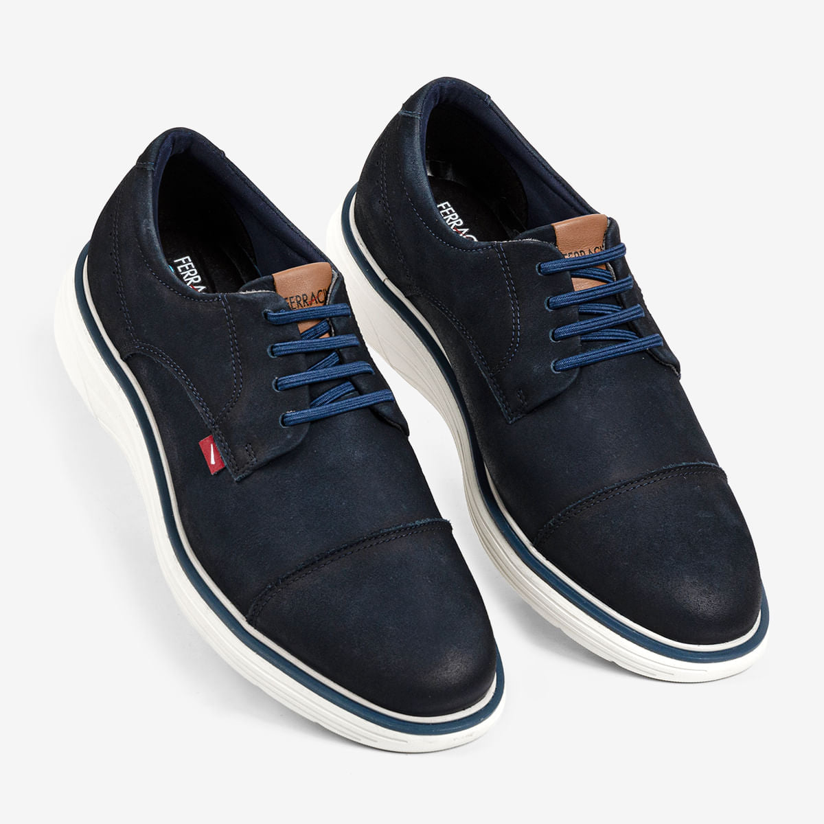 Sapato Ferracini Masculino Marinho Full Rustic