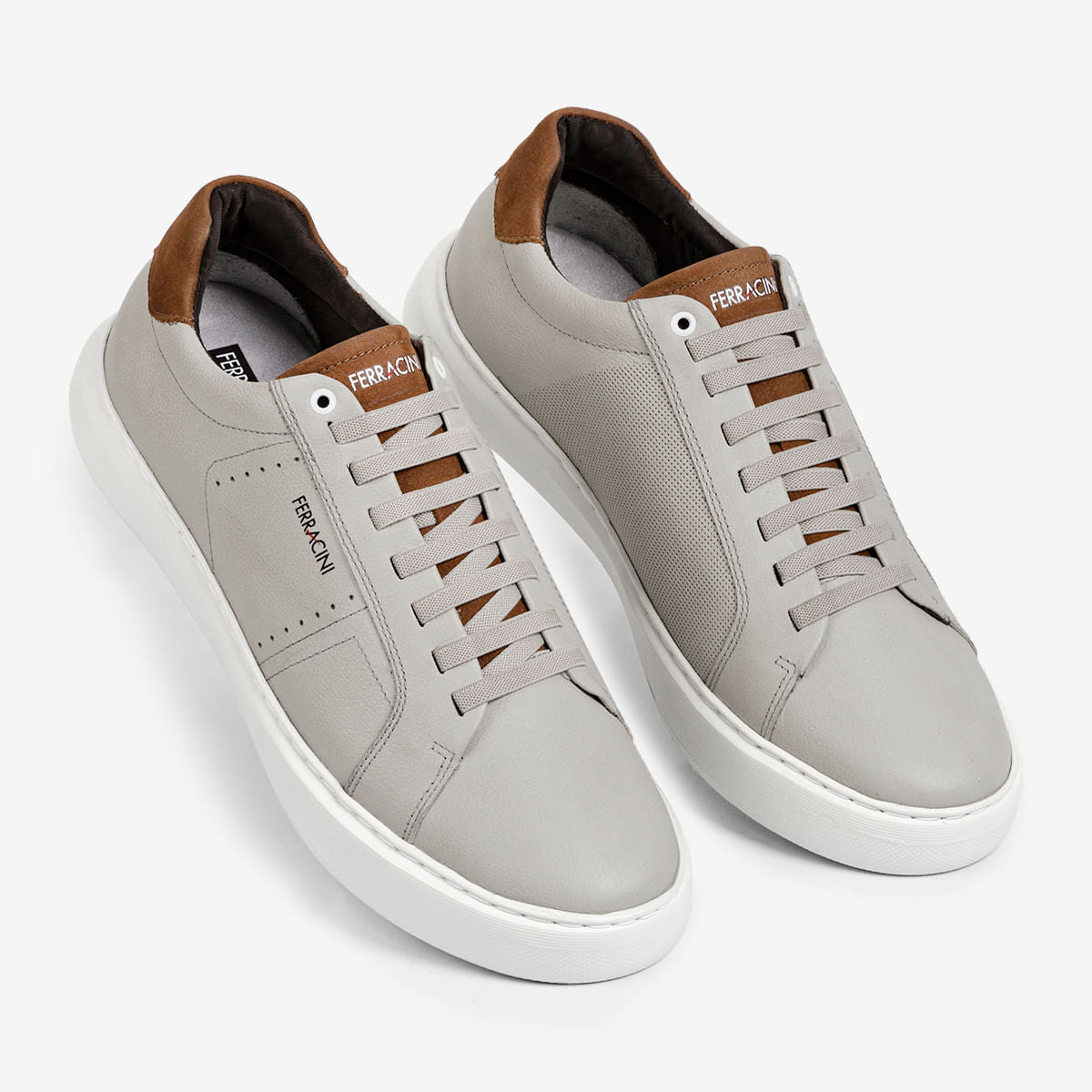 Tênis Ferracini Masculino Marvin Cinza Claro