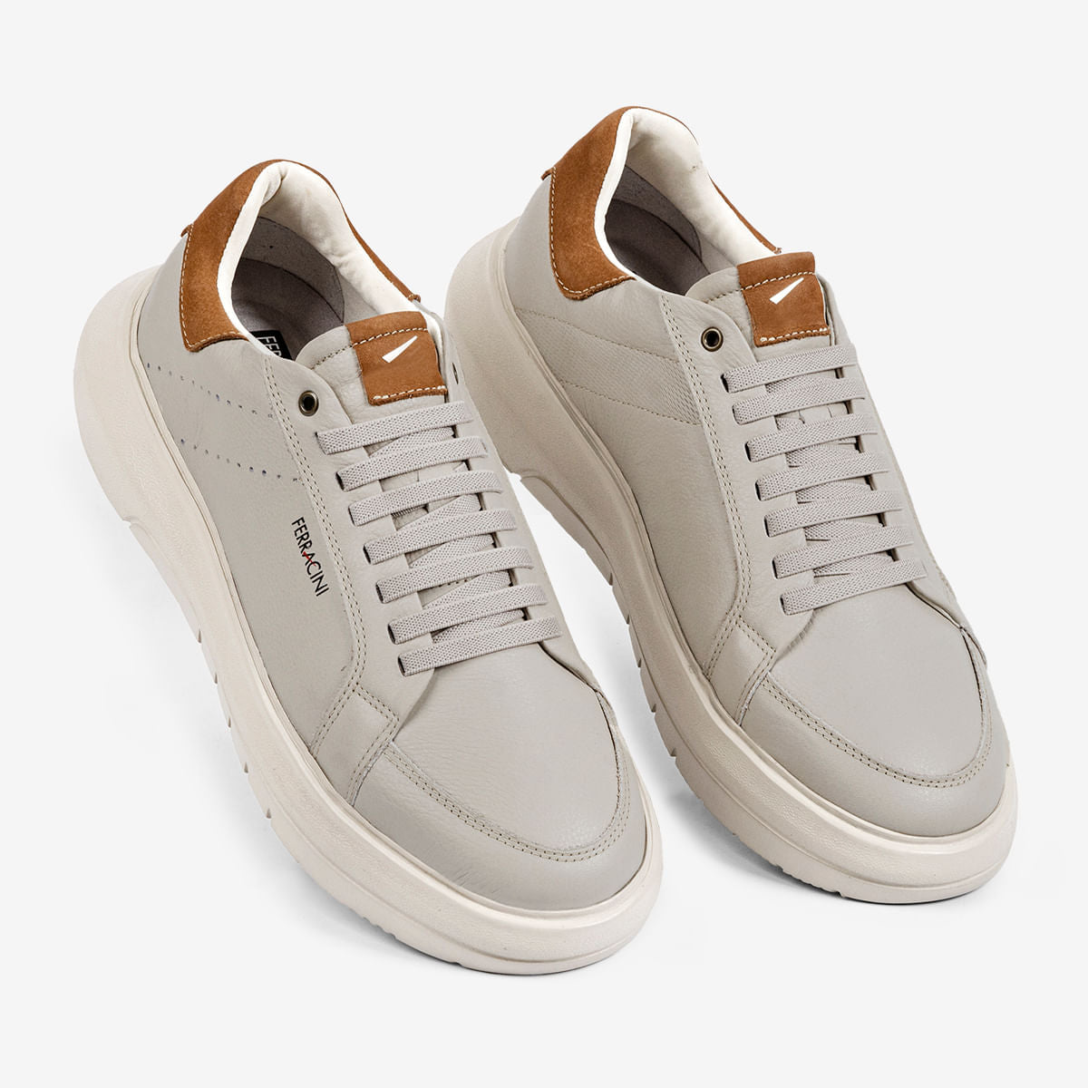 Sneaker Ferracini Masculino Cinza Claro Energy