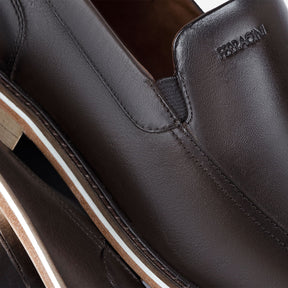 Sapato Social Ferracini Masculino Tabaco Open