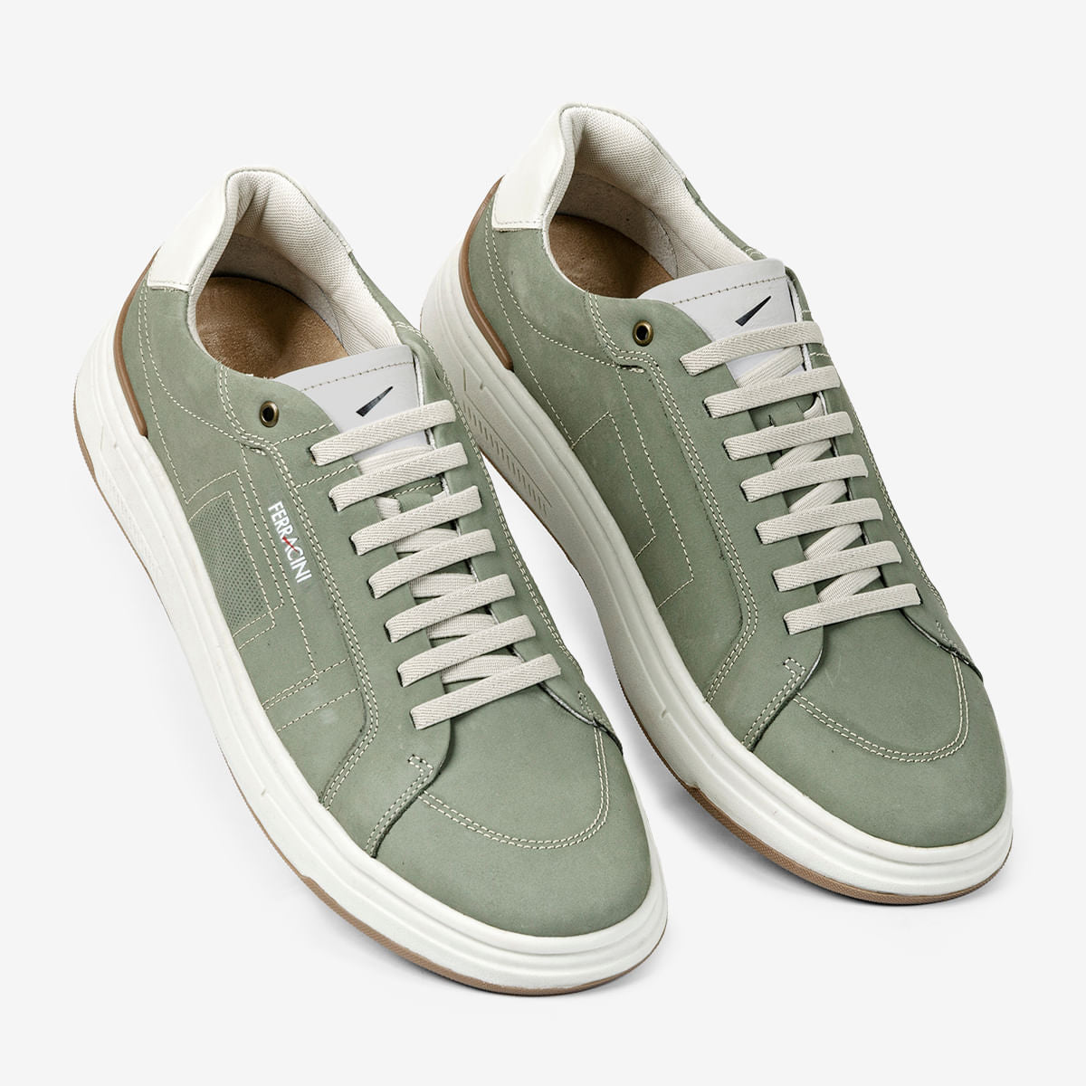 Tênis Ferracini Masculino Verde Militar Locker