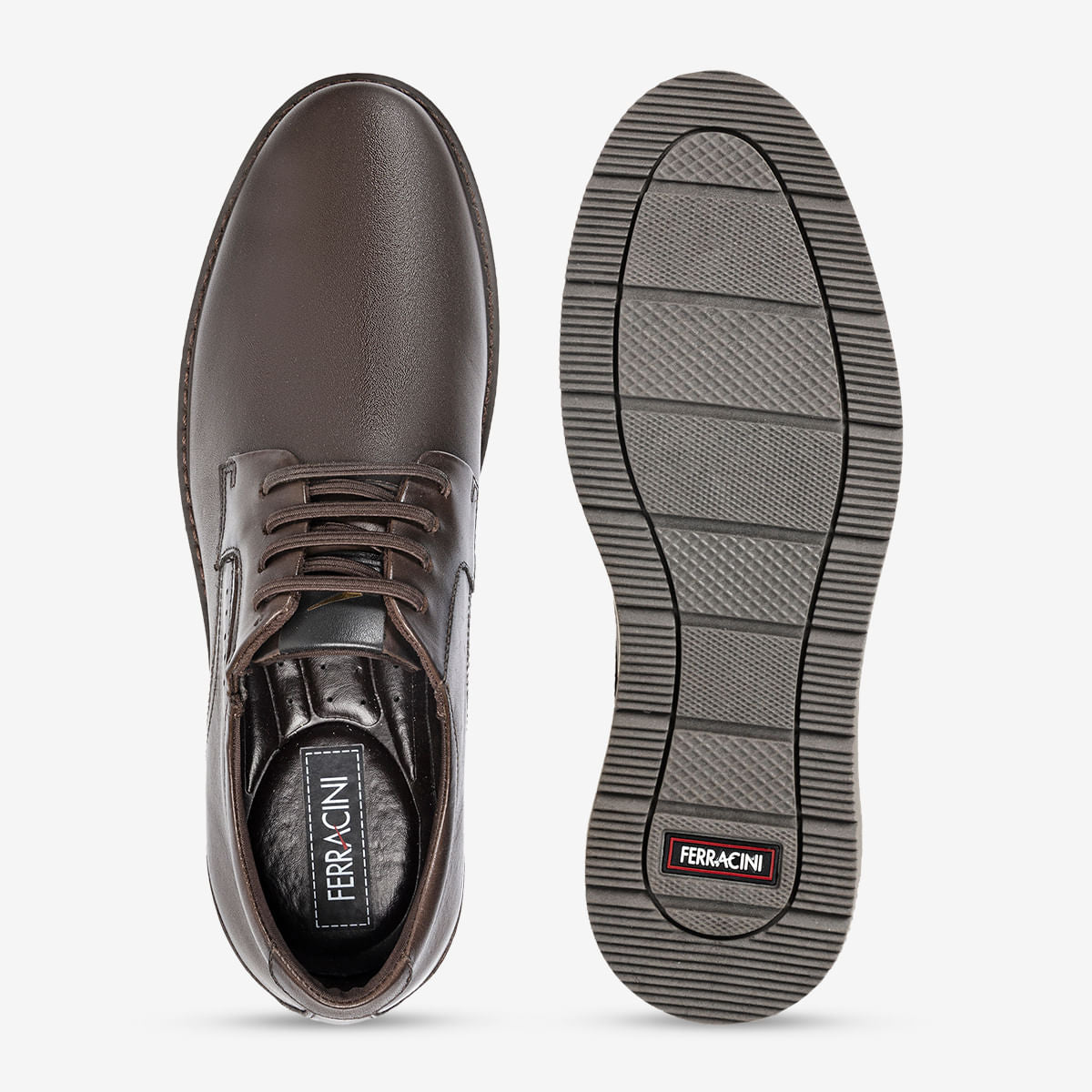Sapato Ferracini Masculino Tabaco Wembley