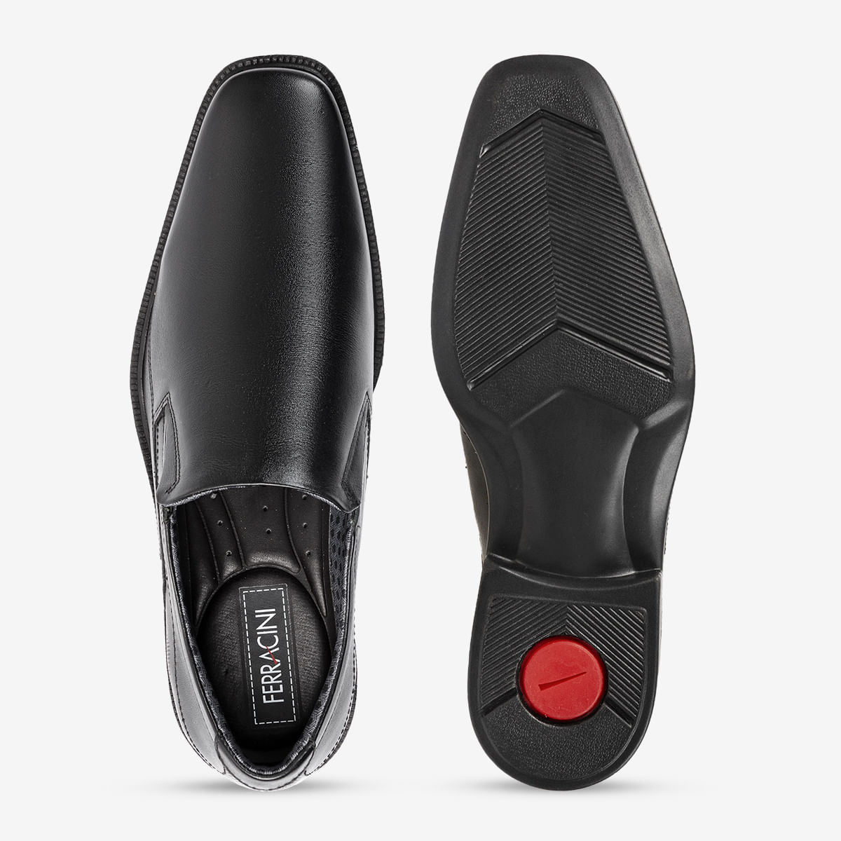 Sapato Ferracini Masculino Preto Paris