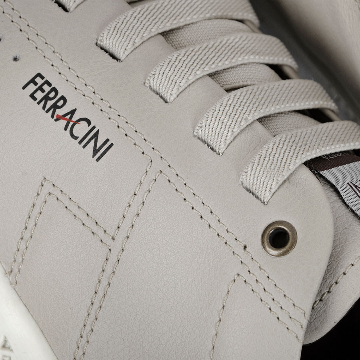 Tênis Ferracini Masculino Cinza Claro Clint