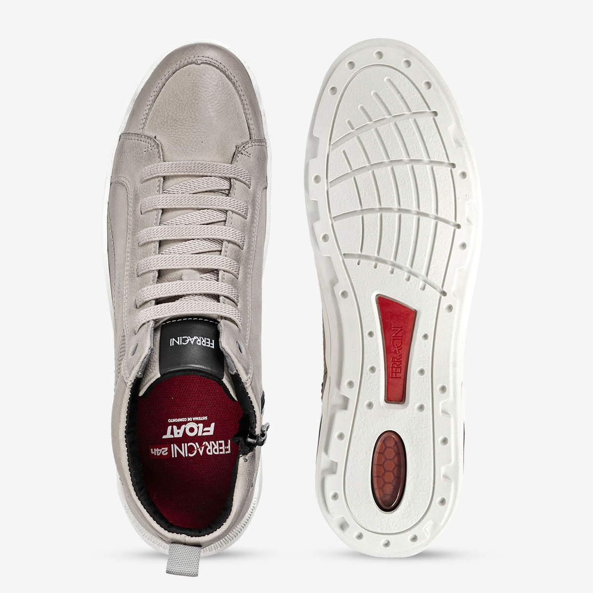 Sapatênis Ferracini Masculino Cinza Pulse